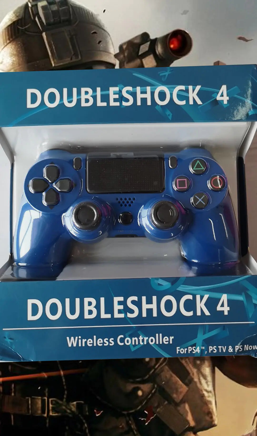 Vibrating Wired Game Controller for PS4 - Camouflage