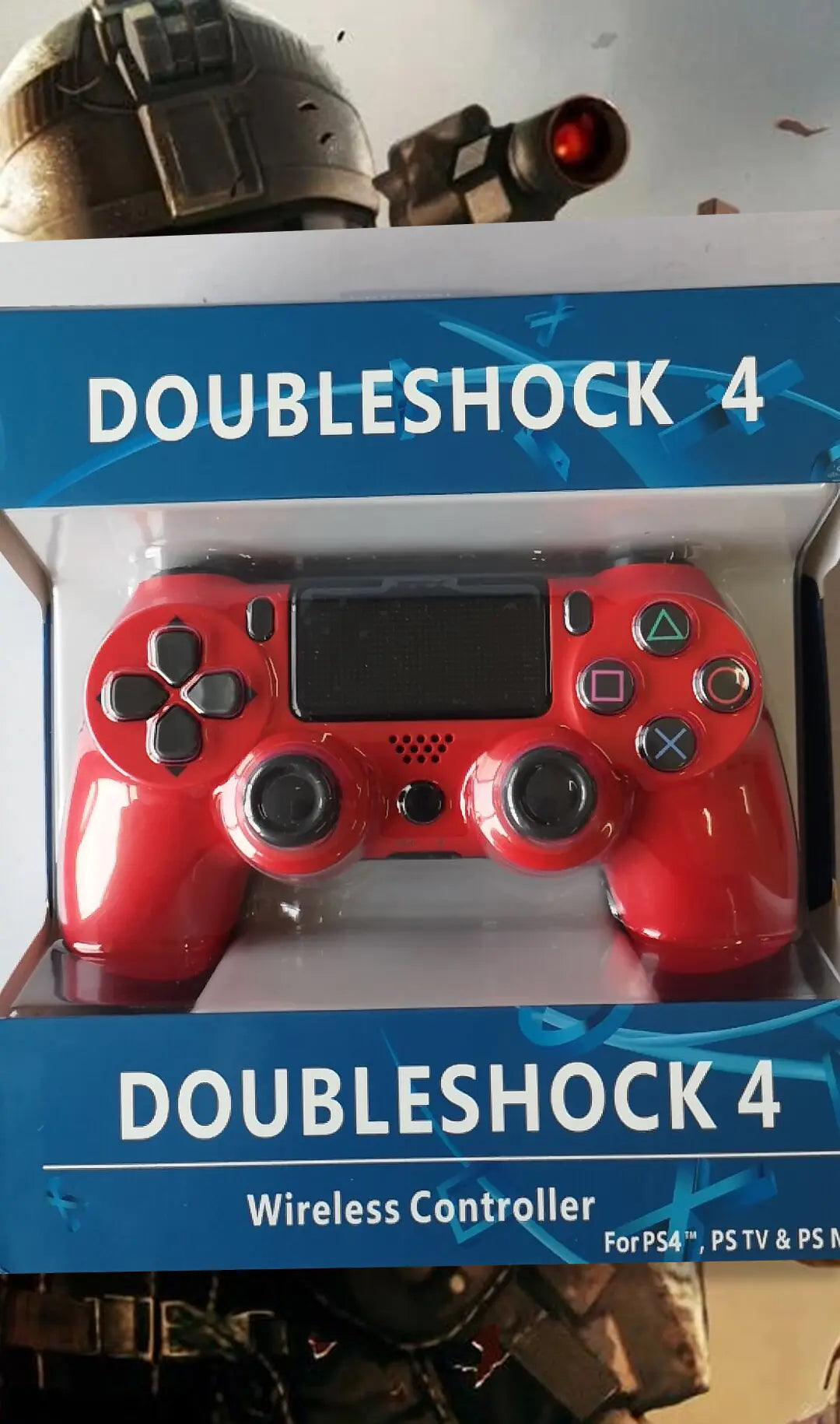 Vibrating Wired Game Controller for PS4 - Camouflage